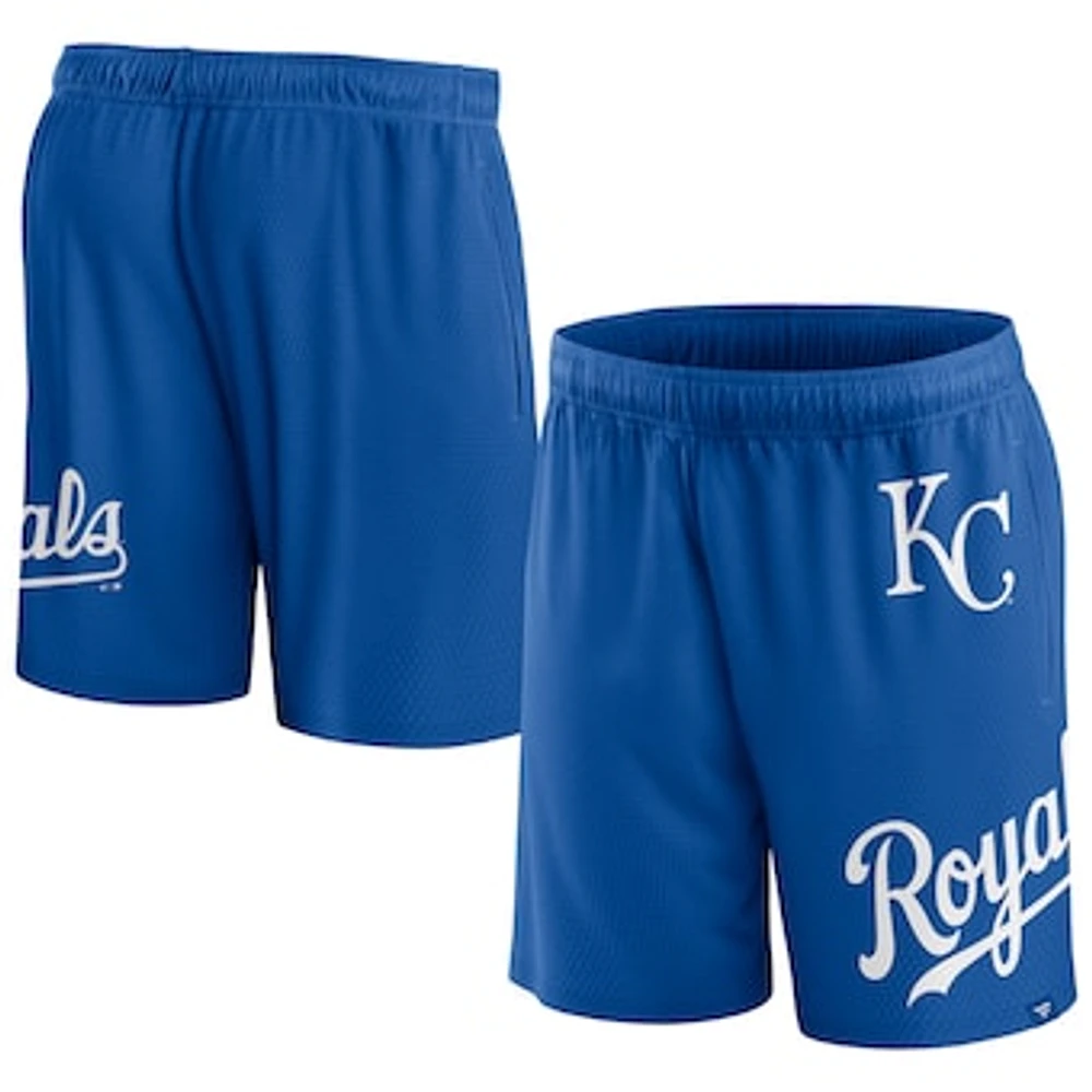 Men's Fanatics  Royal Kansas City Royals Clincher Mesh Shorts