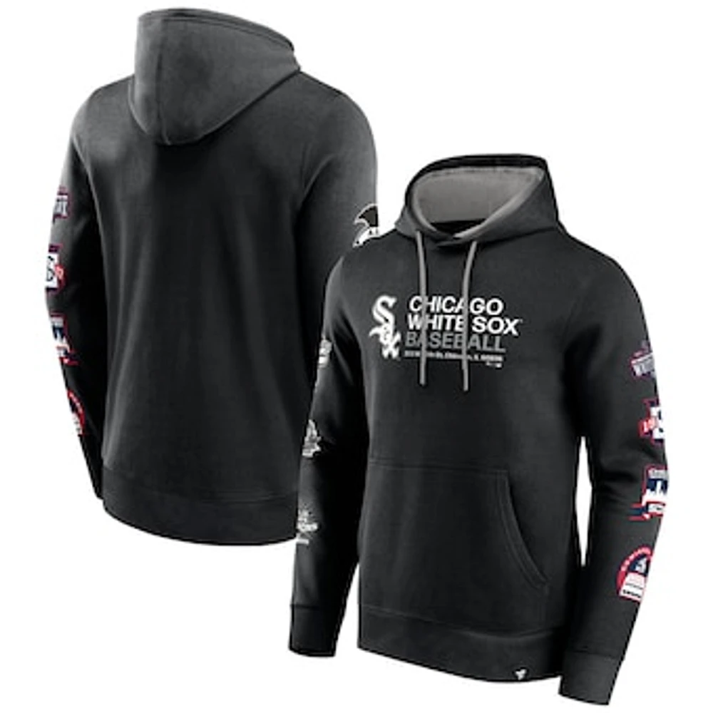 Men's Fanatics Black Chicago White Sox Extra Innings Pullover Hoodie