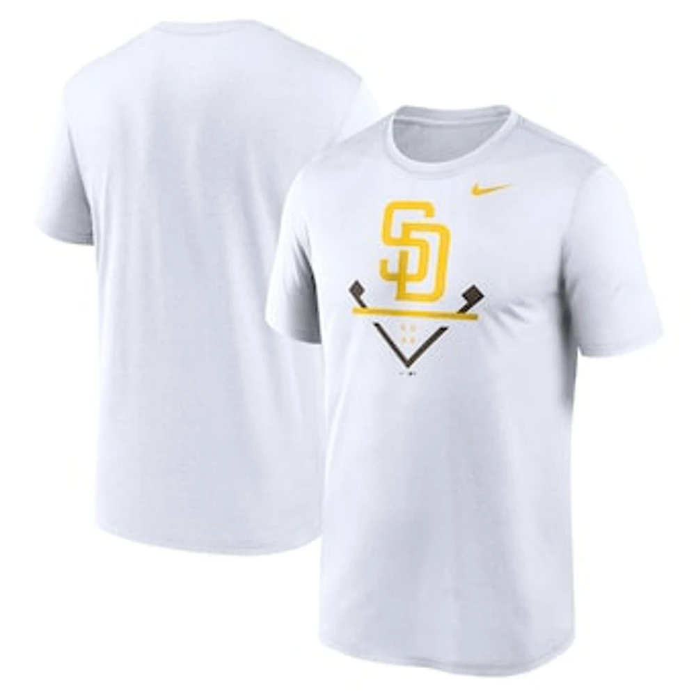 Men's Nike White San Diego Padres Icon Legend Performance T-Shirt