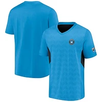 Men's Fanatics Blue Charlotte FC Extended Play V-Neck T-Shirt