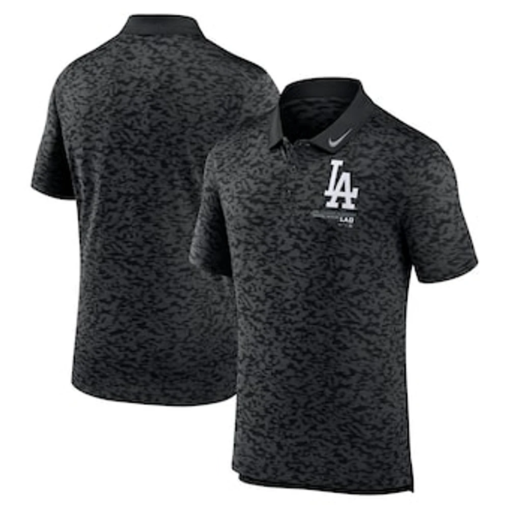 Men's Nike  Black Los Angeles Dodgers Next Level Performance Polo