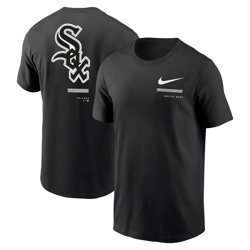 Men's Nike Black Chicago White Sox Over the Shoulder T-Shirt