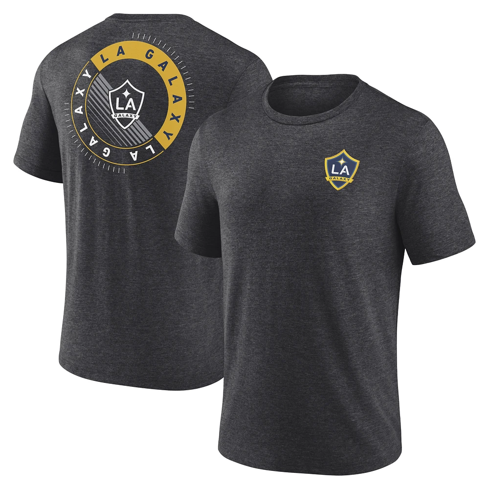 Men's Fanatics Charcoal LA Galaxy Full Circle Tri-Blend T-Shirt