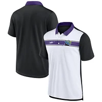 Men's Nike  White/Black Tampa Bay Rays Rewind Stripe Polo