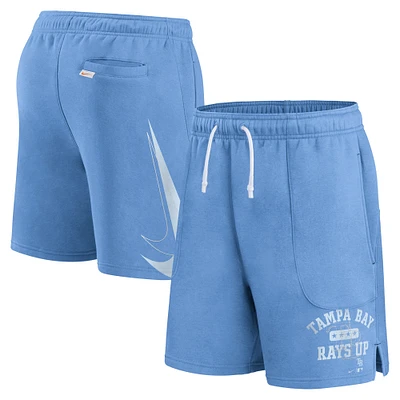 Men's Nike Light Blue Tampa Bay Rays Statement Ball Game Shorts