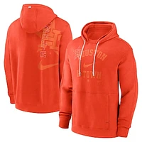 Men's Nike Orange Houston Astros Statement Ball Game Pullover Hoodie