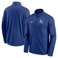 Men's Nike Royal Kansas City Royals Agility Pacer Lightweight Performance Half-Zip Top