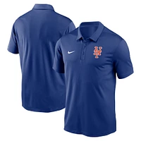 Men's Nike Royal New York Mets Agility Performance Polo