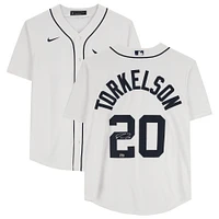 Spencer Torkelson White Detroit Tigers Autographed Nike Replica Jersey