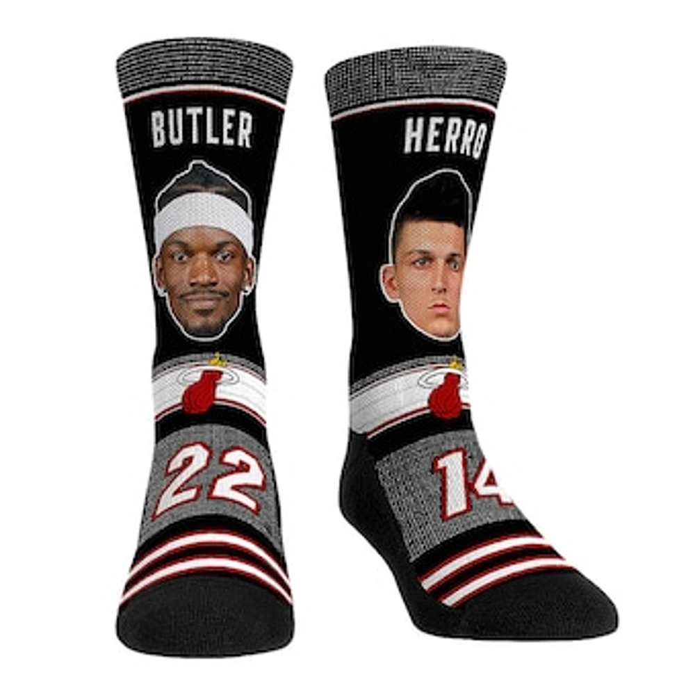 Rock Em Socks Jimmy Butler & Tyler Herro Miami Heat Teammates Player Crew