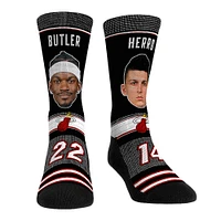 Rock Em Socks Jimmy Butler & Tyler Herro Miami Heat Teammates Player Crew