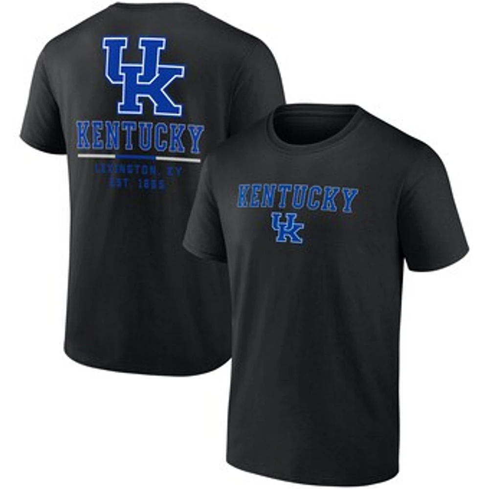 Men's Fanatics Black Kentucky Wildcats Game Day 2-Hit T-Shirt