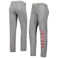 Women's League Collegiate Wear Heather Gray Indiana Hoosiers Victory Springs Tri-Blend Jogger Pants