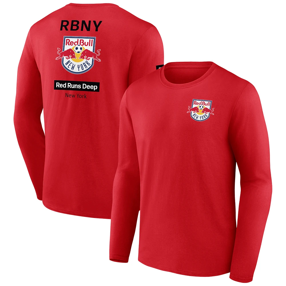 Men's Fanatics Red New York Red Bulls Constant Success Long Sleeve T-Shirt