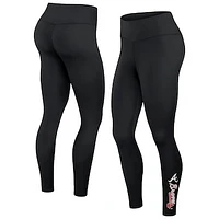 Women's Fanatics Black Atlanta Braves Wordmark Stack Leggings