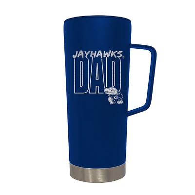 Kansas Jayhawks Dad 18oz. Roadie Tumbler with Handle
