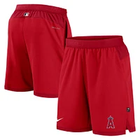 Men's Nike Red Los Angeles Angels Authentic Collection Flex Vent Performance Shorts