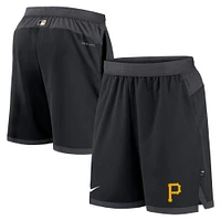 Men's Nike Black Pittsburgh Pirates Authentic Collection Flex Vent Performance Shorts