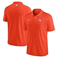 Men's Nike Orange Houston Astros Authentic Collection Victory Striped Performance Polo