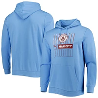 Men's Puma Light Blue Manchester City FtblCore Team Pullover Hoodie