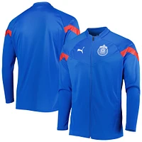 Men's Puma Light Blue Chivas DryCELL Training Raglan Full-Zip Jacket