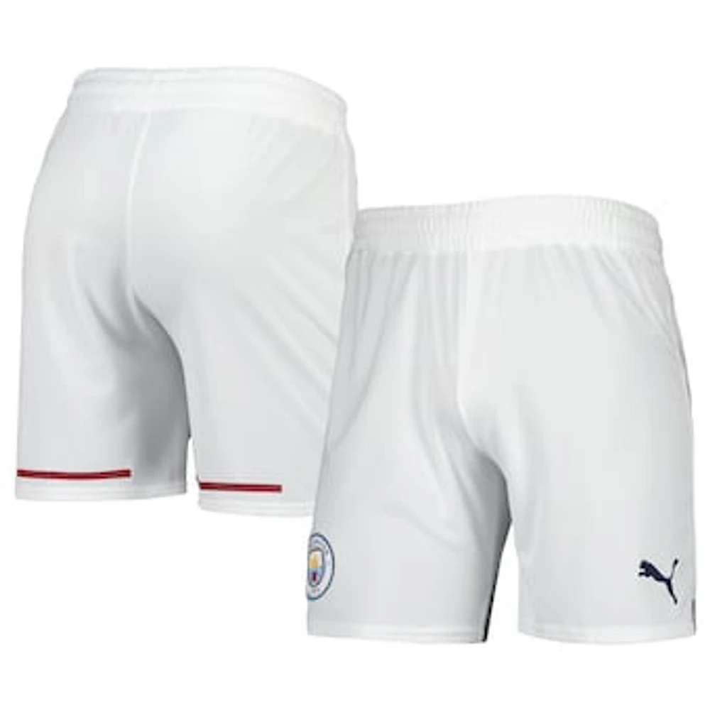 Men's Puma White Manchester City Replica DryCELL Shorts