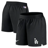 Women's Nike Black Los Angeles Dodgers Authentic Collection Team Performance Shorts