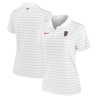 Women's Nike White San Francisco Giants Authentic Collection Victory Performance Polo