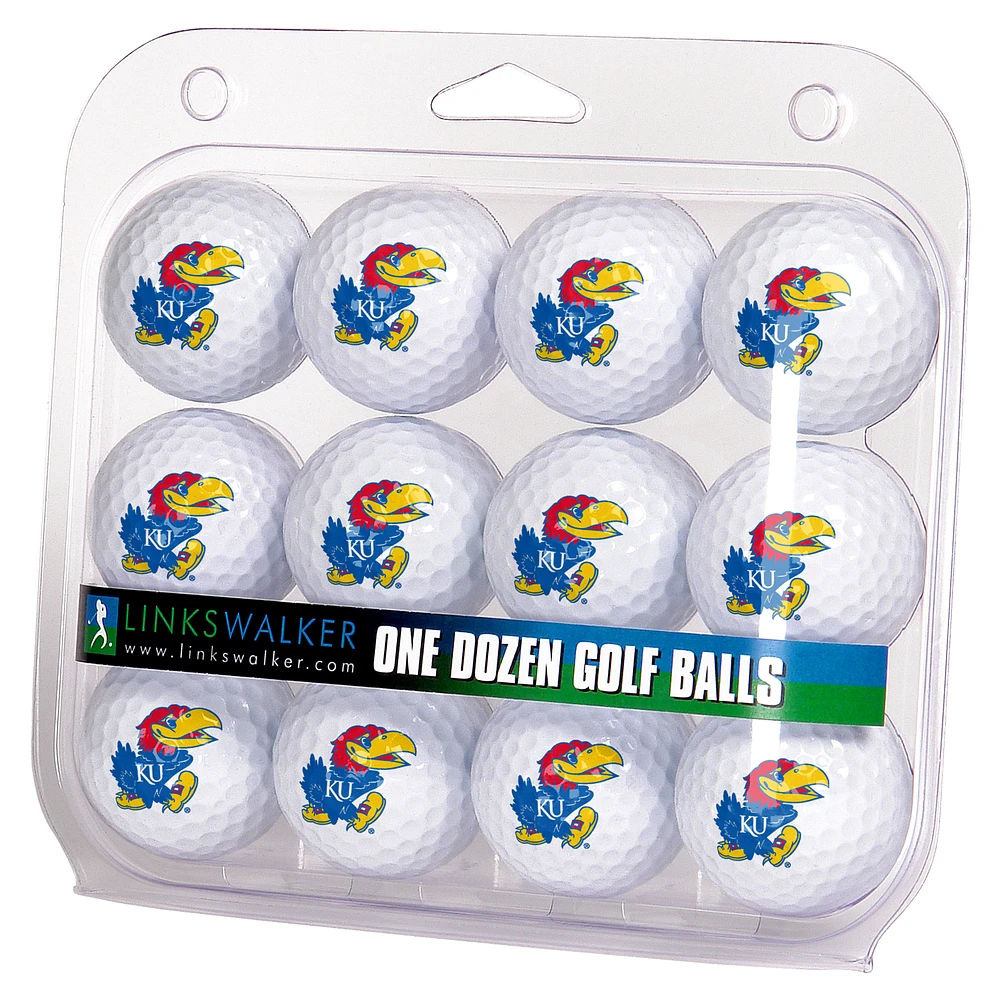 Kansas Jayhawks 12-Pack Golf Ball Set