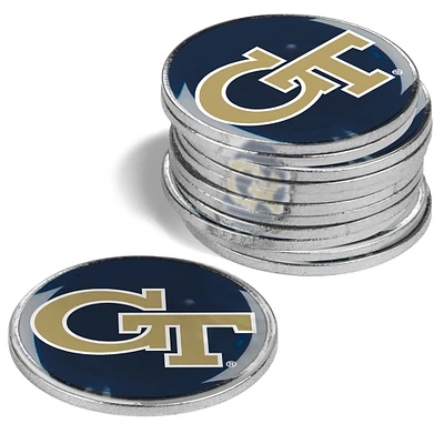 Georgia Tech Yellow Jackets 12-Pack Golf Ball Marker Set