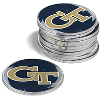 Georgia Tech Yellow Jackets 12-Pack Golf Ball Marker Set