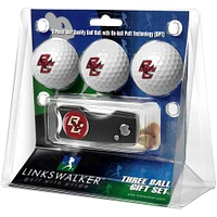 Boston College Eagles 3-Pack Golf Ball Gift Set with Spring Action Divot Tool