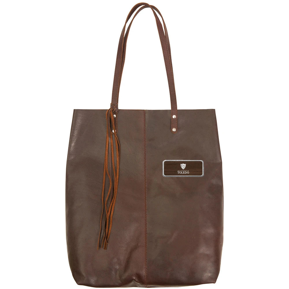 Brown Toledo Rockets Logo Plate Mee Canyon Tote