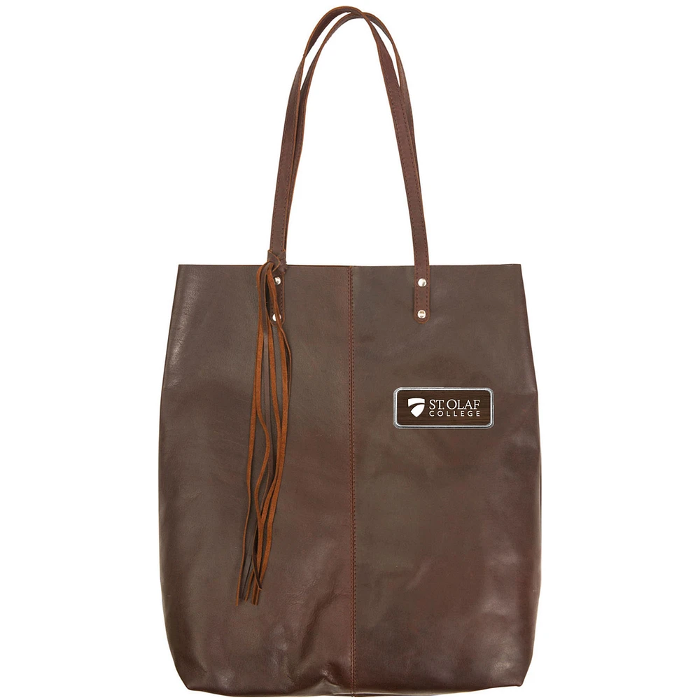 Brown St. Olaf Oles Logo Plate Mee Canyon Tote