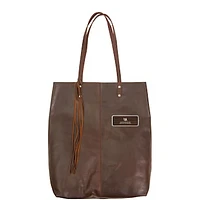 Brown South Alabama Jaguars Logo Plate Mee Canyon Tote