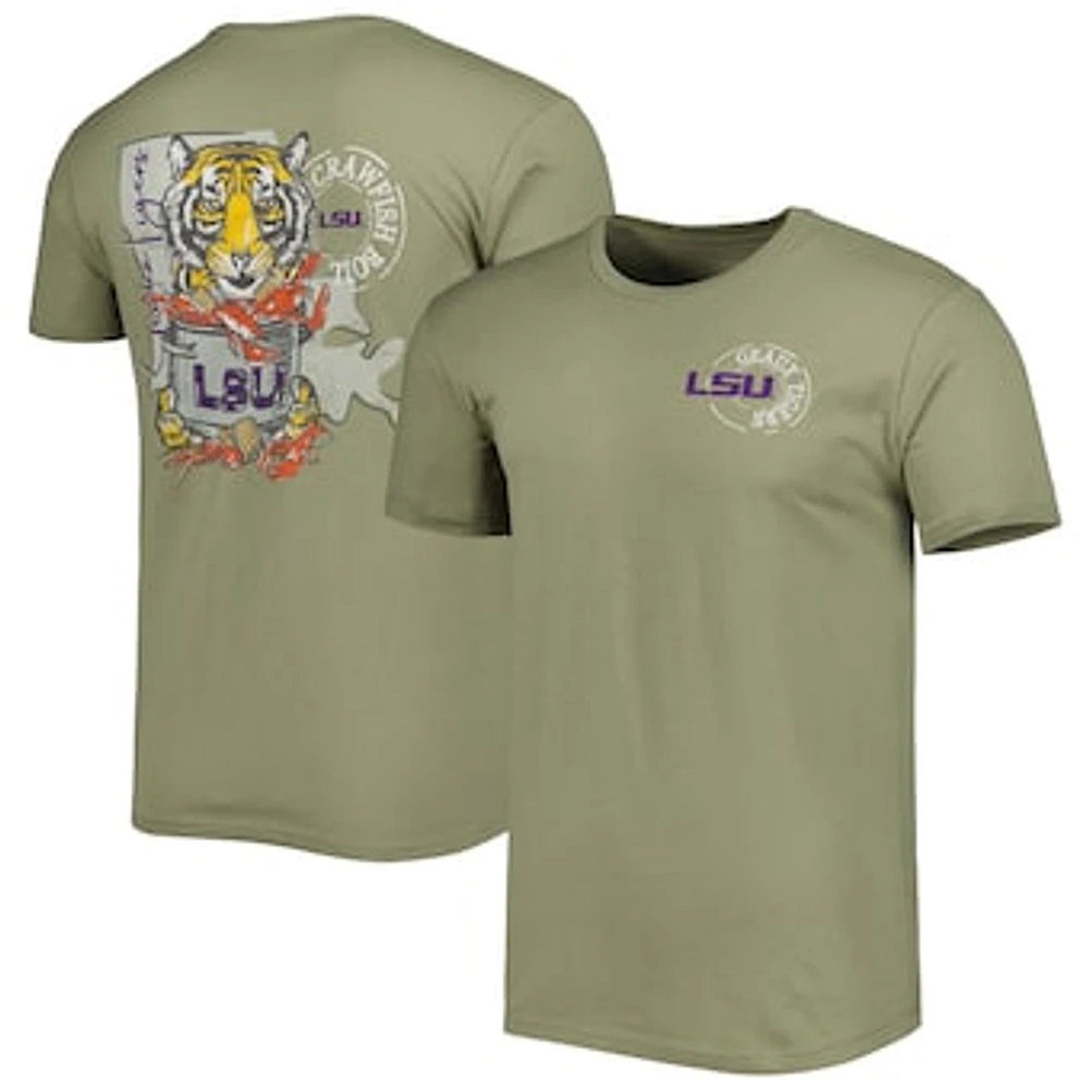 Men's Olive LSU Tigers Hyperlocal T-Shirt