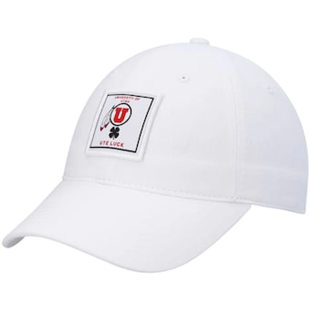 Men's White Utah Utes Dream Adjustable Hat