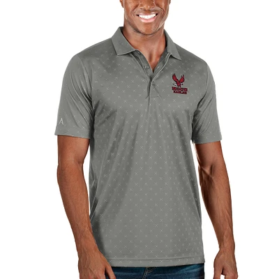 Men's Antigua Gray North Carolina Central Eagles Spark Polo