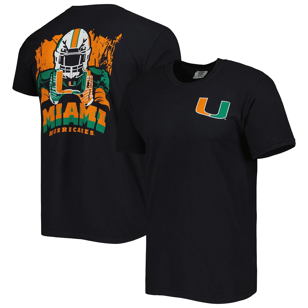 Men's Black Miami Hurricanes Hyperlocal T-Shirt