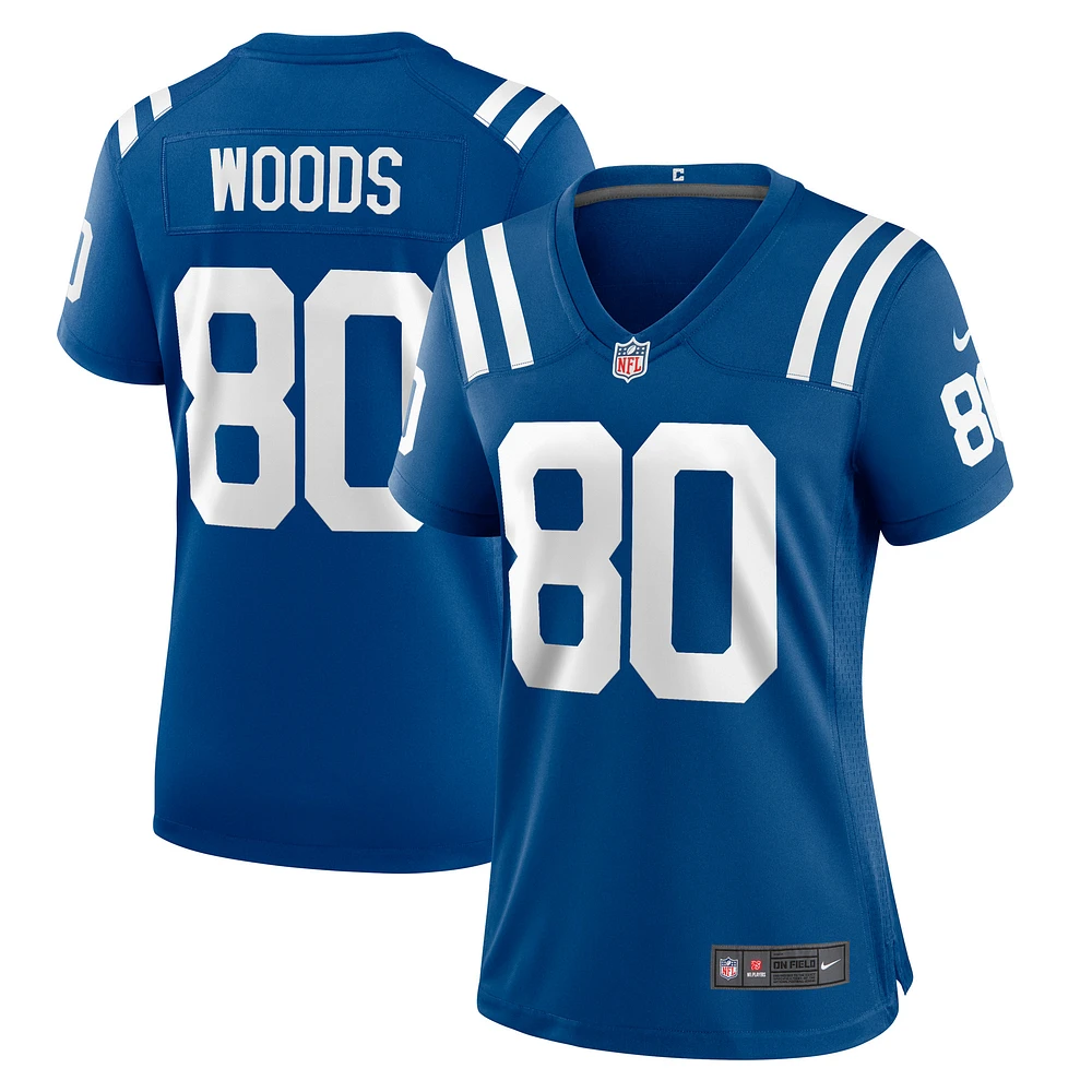 Women's Nike Jelani Woods Royal Indianapolis Colts Player Game Jersey