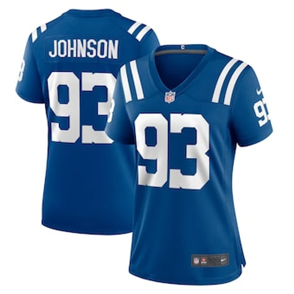 Women's Nike Eric Johnson Royal Indianapolis Colts Player Game Jersey