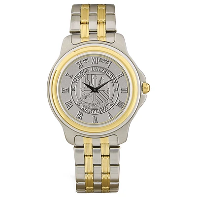 Loyola Greyhounds Personalized Two-Tone Wristwatch