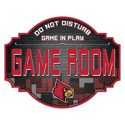Louisville Cardinals 12'' Game Room Tavern Sign