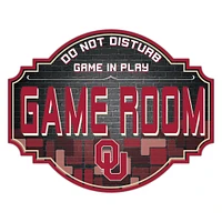 Oklahoma Sooners 12'' Game Room Tavern Sign