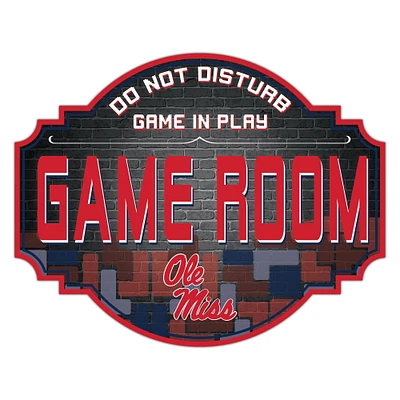 Ole Miss Rebels 12'' Game Room Tavern Sign