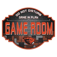 Oregon State Beavers 12'' Game Room Tavern Sign