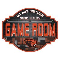 Oregon State Beavers 12'' Game Room Tavern Sign