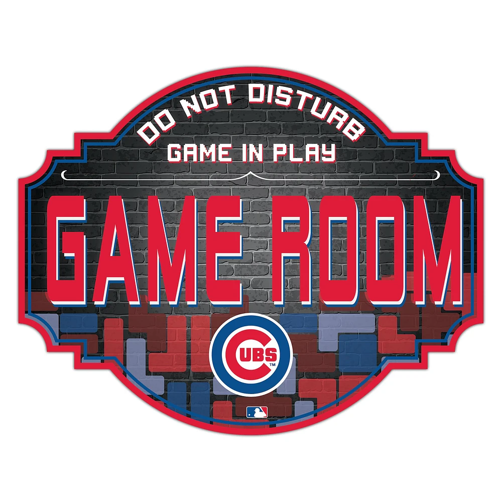 Chicago Cubs 12'' Game Room Tavern Sign
