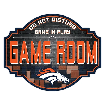 Denver Broncos 12'' Game Room Tavern Sign