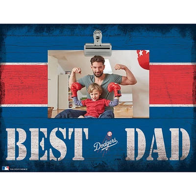 Los Angeles Dodgers 10'' x 10'' Best Dad Clip Frame